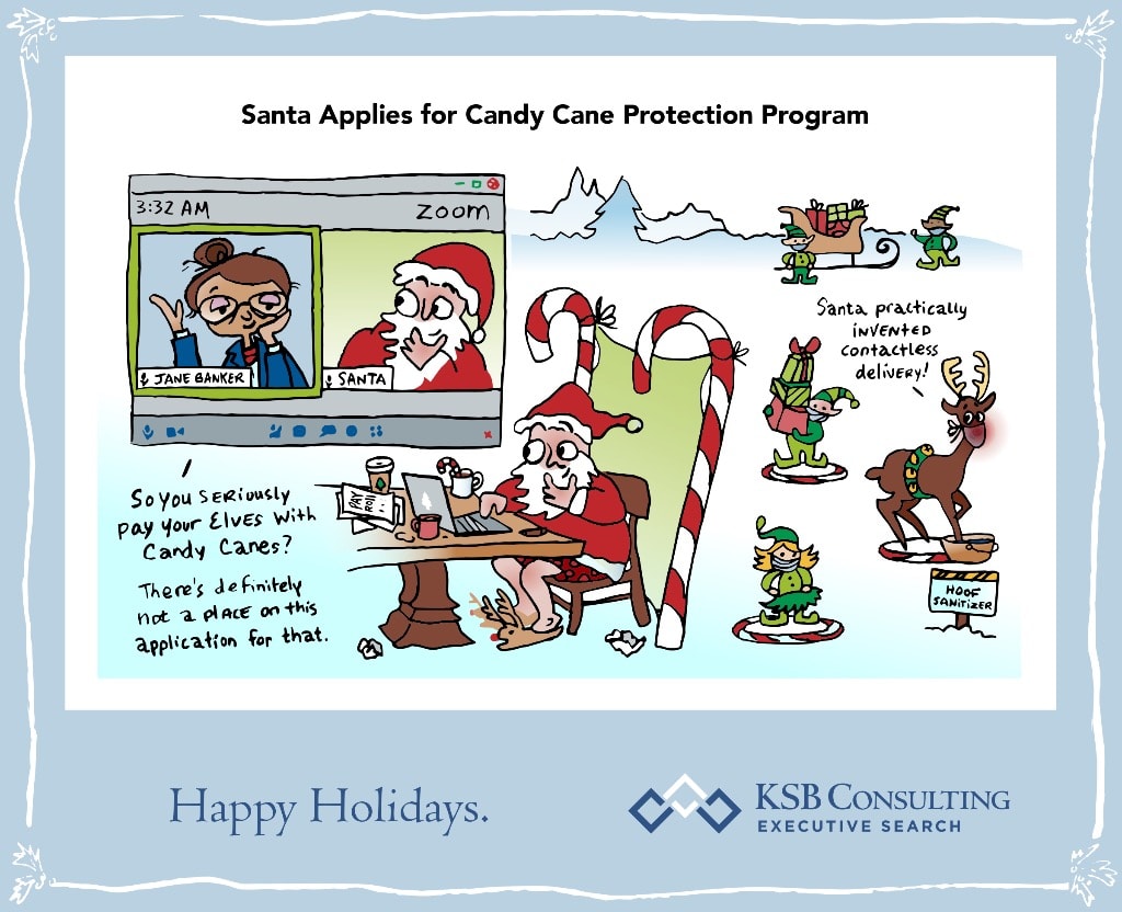 Santa Applies for the Candy Cane Protection Program