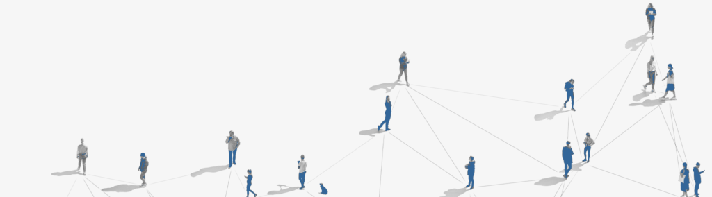 Network of connected professionals