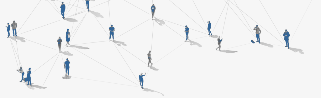 Network of connected professionals